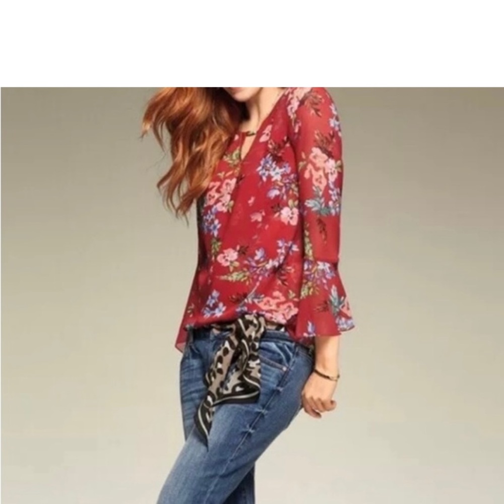Cabi Devoted Floral Blouse - image 7